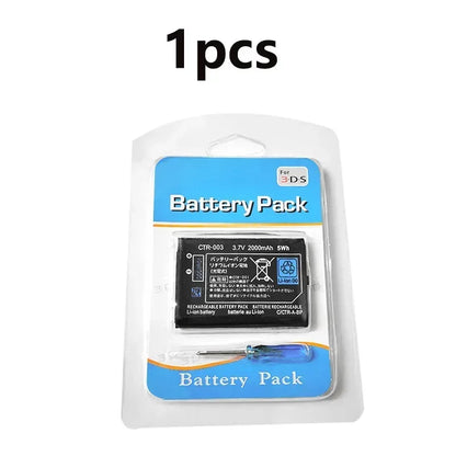 CTR-003 2000mAh 3.7V Battery - Lithium Replacement Battery for Nintendo 3DS, New 3DS & 2DS Game Consoles
