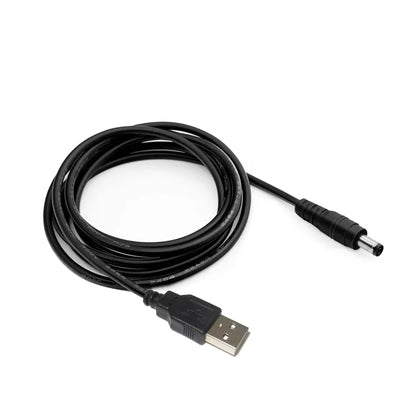 USB to DC Power Cable - 5V Charging Cord with 8 Connector Tips for CCTV & TV Box Devices