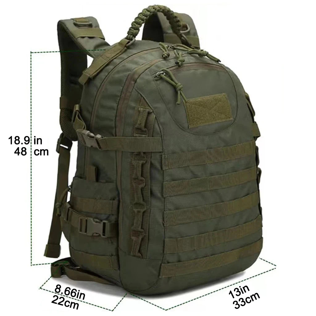 Waterproof Outdoor Camping & Hunting Backpack – Large Capacity Day Bag for Backcountry Adventures