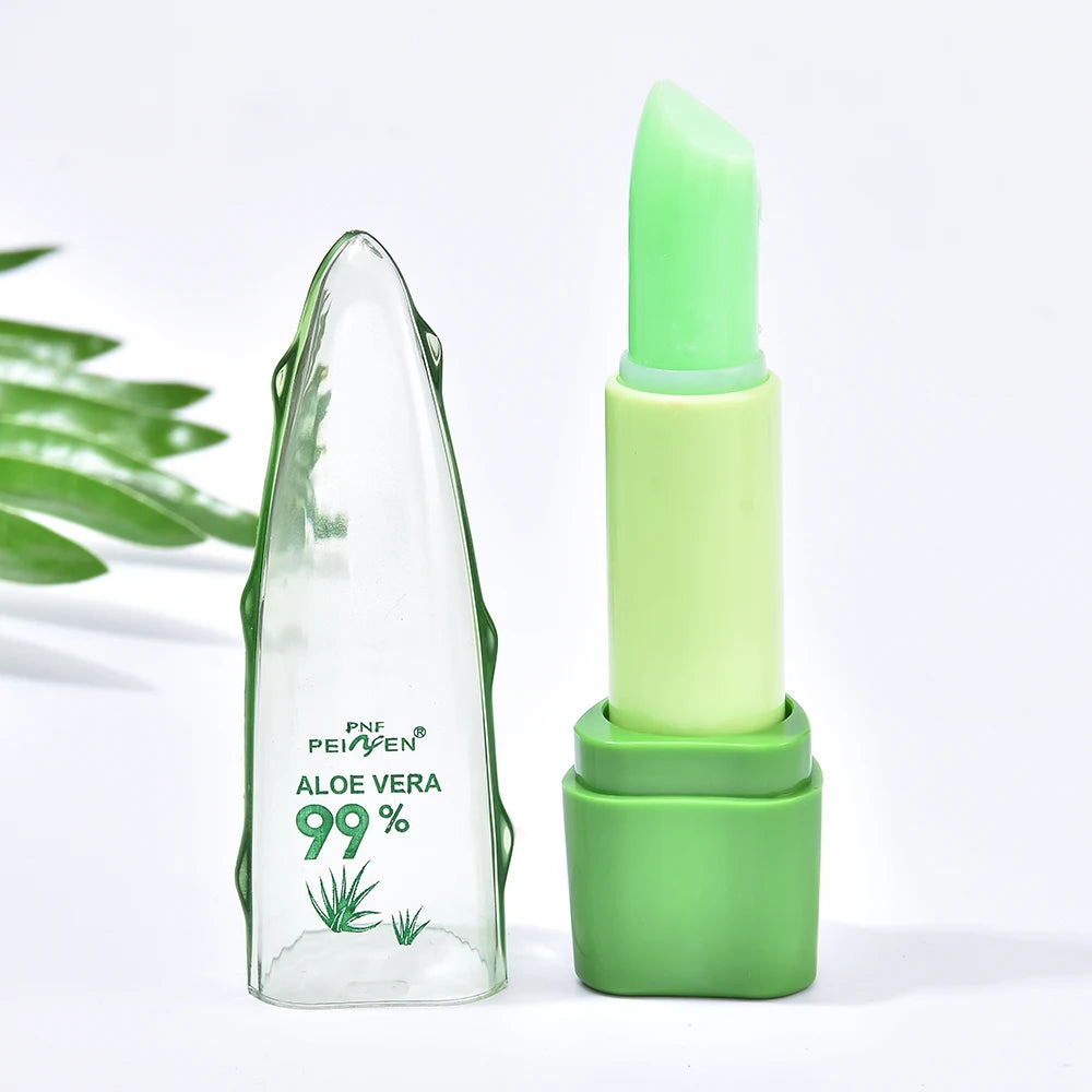 Aloe Vera Magic Lip Balm – Color Changing, Natural Moisturizing Lipstick with Safe, Nutritious Ingredients