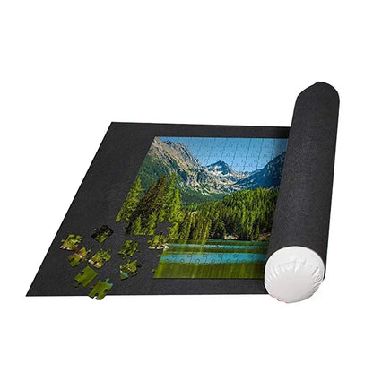 Puzzles Pad Roll-Up Felt Mat – Portable Playmat for Up to 1500-Piece Jigsaw Puzzle (Mat Only)
