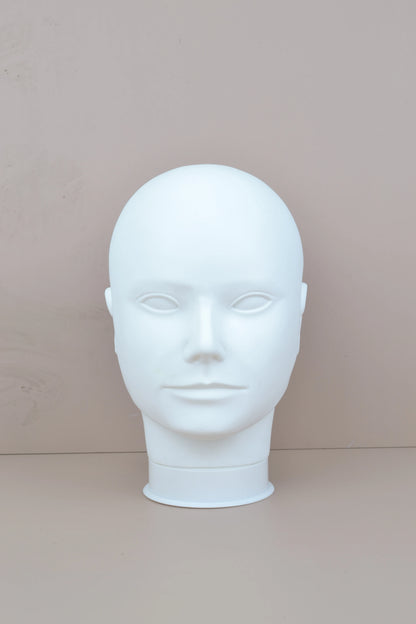 Mannequin Head Wig Stand — Adjustable Tripod Holder for Wig Making, Display, and Cosmetology Training