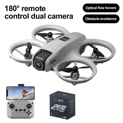 GT3 8K GPS Drone – Professional Foldable Quadcopter with 180° Dual HD Cameras, 5G WiFi, Obstacle Avoidance & Brushless Motors