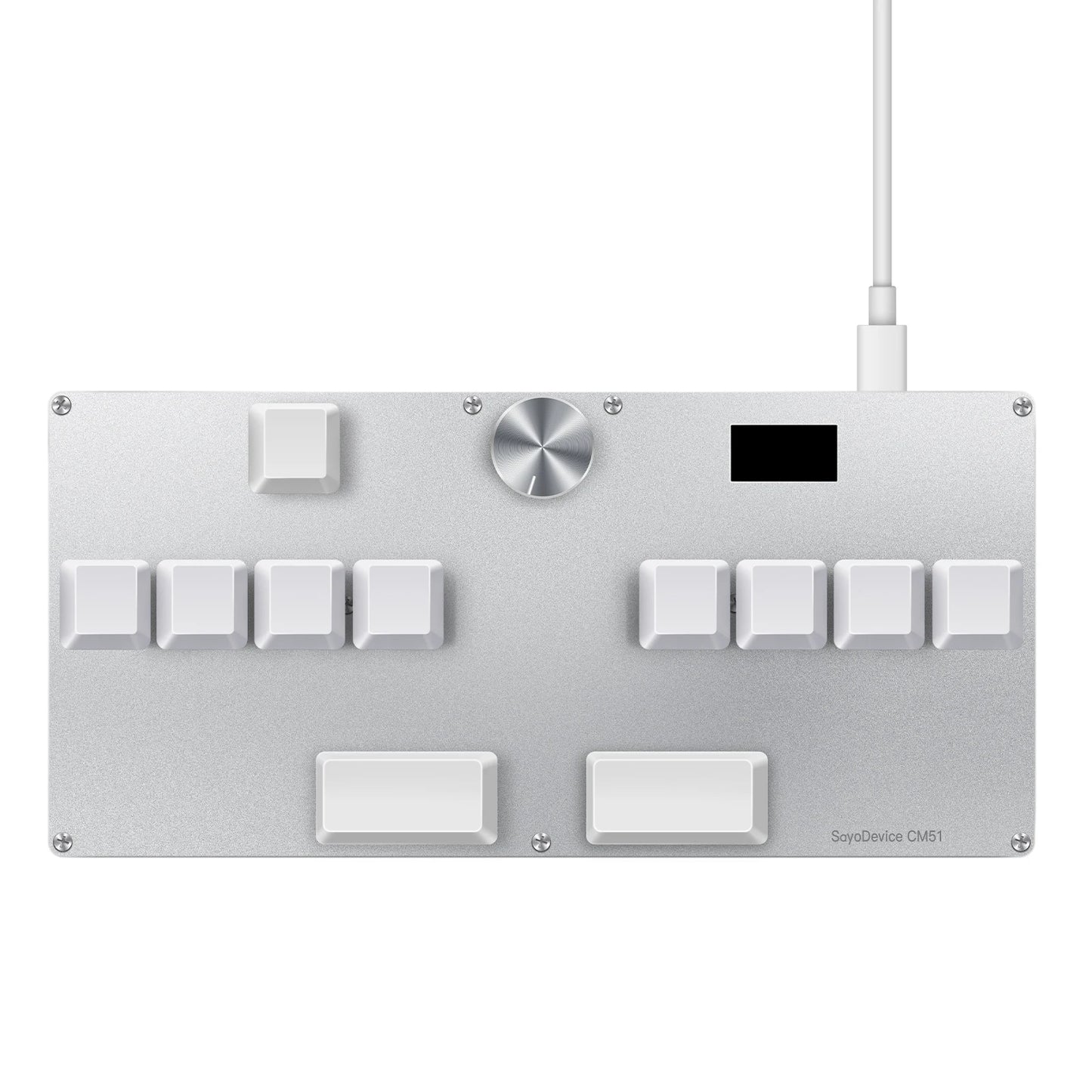 CM51 SayoDevice Rapid Trigger Magnetic Switch Keyboard with Knob & Screen – OUTEMU/Gateron Switch Gaming Macropad for OSU & DJMAX Shortcuts