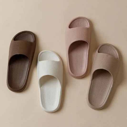 Women’s EVA Fashion Slippers – Lightweight Massage Comfort Flat Indoor Bathroom Slides & Shower Shoes for Couples Summer Wear