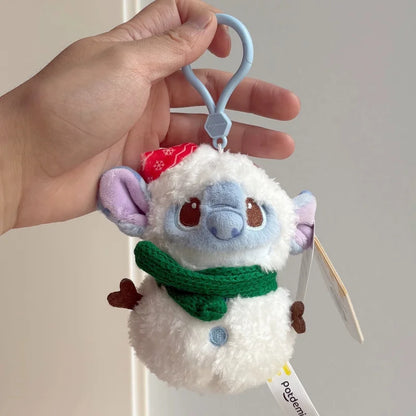 Cute Christmas Plush Keychain – Cartoon Doll Pendant for Backpack & Gifts