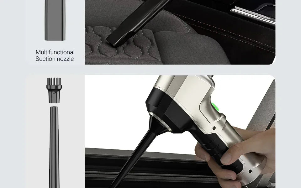 SZUK 9998700PA Car Vacuum Cleaner – Strong Suction Cordless Handheld Portable Cleaning Machine