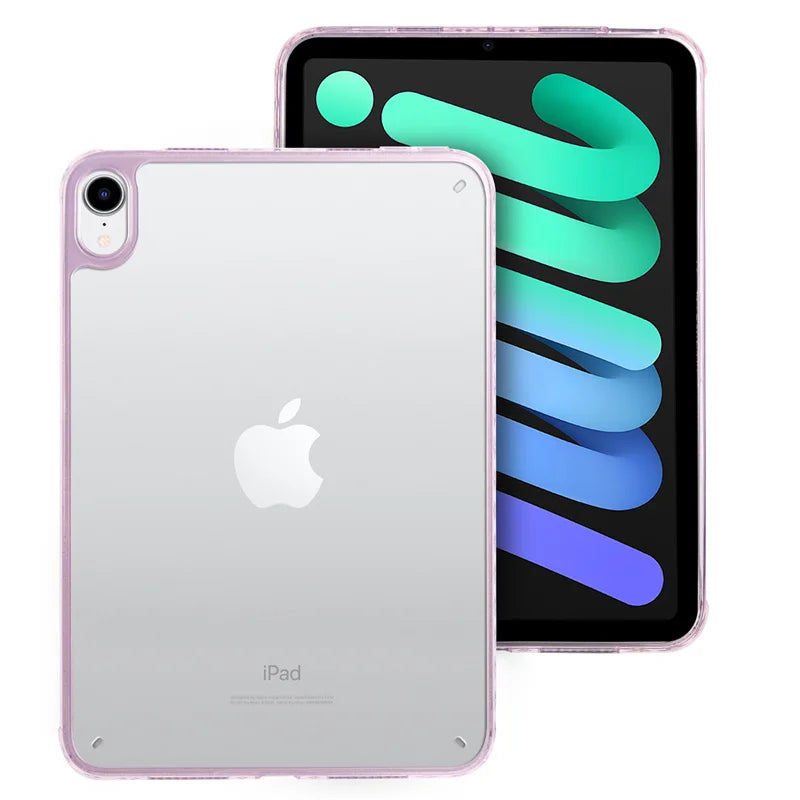 iPad Mini 7 Clear Case - 8.3-Inch Acrylic Hard Back Cover for iPad Mini 7 A17 Pro and Mini 6