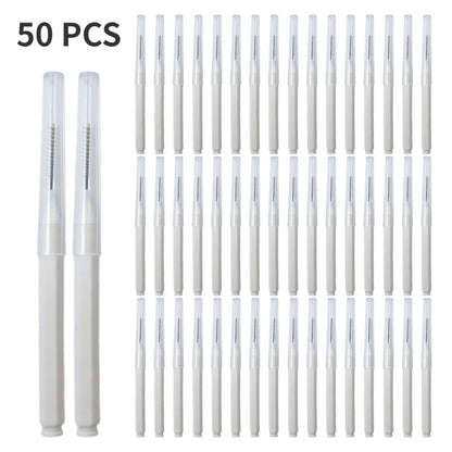 5/10/50PCS Mini Eyebrow & Lash Brushes – Disposable Bendable Brow Perm & Micro Eyelash Applicator Tools