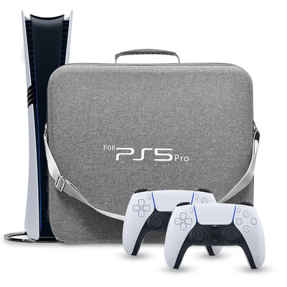 PS5 Pro Storage Bag – Portable EVA Shockproof Case, Anti-Drop Storage Box for Console & Accessories