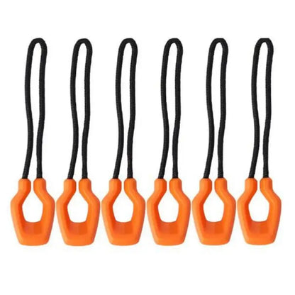 6/12PCS Zipper Pullers — Convenient Zipper Extensions for Jackets, Backpacks, Tents & Knapsack Accessories