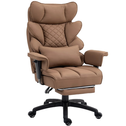 Dowinx Big & Tall Office Chair – High Back Computer Gaming Chair with Pocket Spring Cushion, Lumbar Support & Armrests