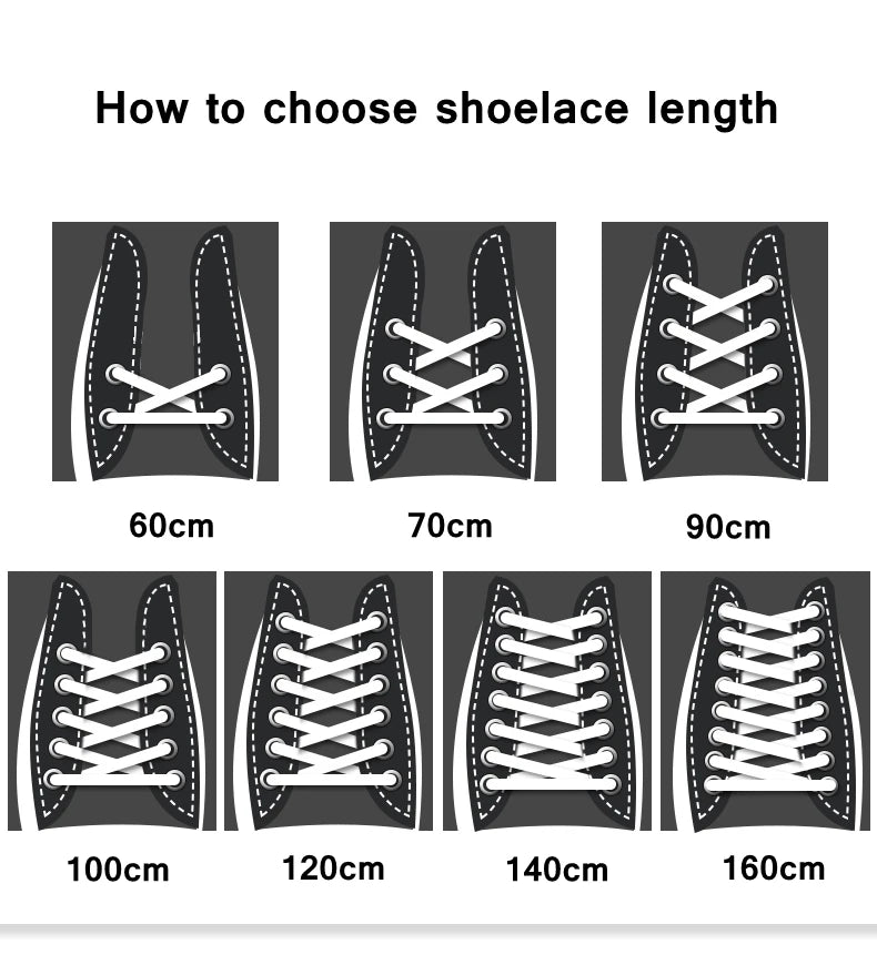 Oval & Semicircle Sneakers Shoe Laces – Classic Woven Round Shoelaces for Adult Unisex Casual & Sports Shoes