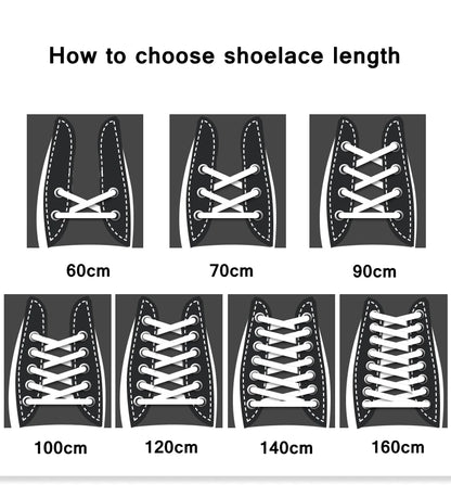 Oval & Semicircle Sneakers Shoe Laces – Classic Woven Round Shoelaces for Adult Unisex Casual & Sports Shoes