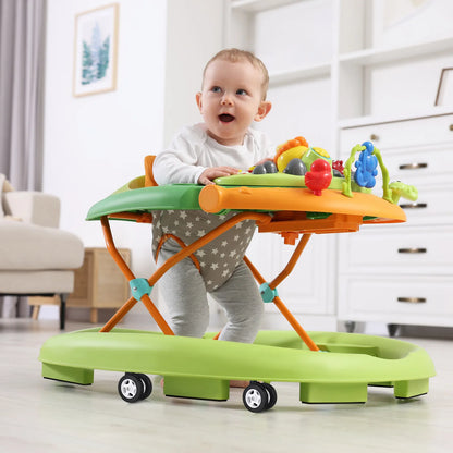 4-Piece Baby Stroller Wheel Set - Quiet Smooth Replacement Casters for Infant Walkers