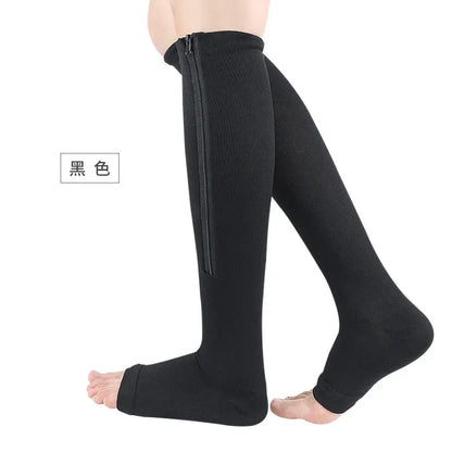 Medical Compression Socks - High Elasticity Closed Toe Stockings for Men and Women