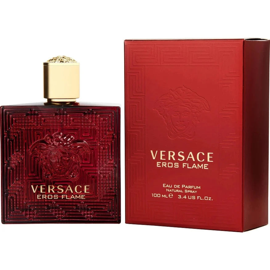 VERSACE EROS FLAME Aeros Red – 100ml/200ml Fresh & Long Lasting Fragrance for Men, Flaming Love Scent