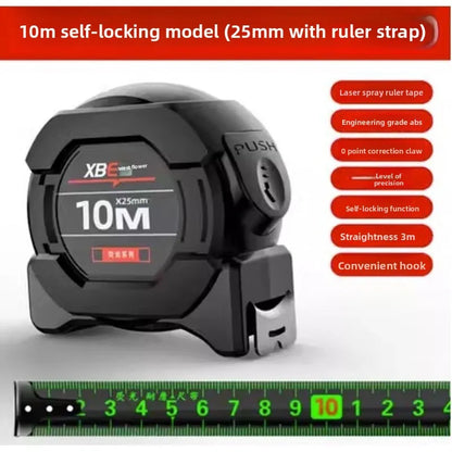 Fluorescent Tape Measure - 5m/7.6m Widened, Thickened & Wear-Resistant Precision Measuring Tool