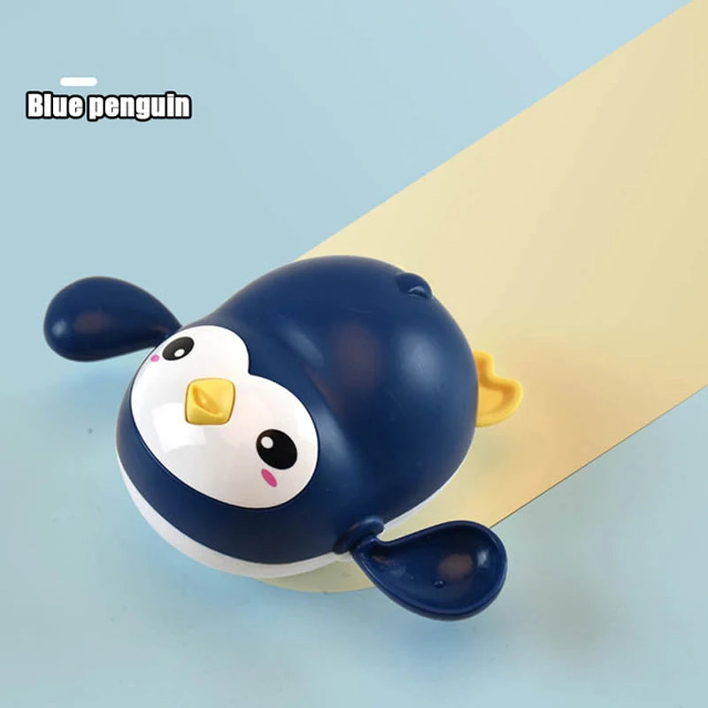 Baby Bath Toys Clockwork Swimming Animals – Cute Kids Bath & Shower Water Play Toys for Bathtub Fun and Learning