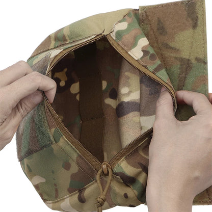 Outdoor Tactical JPC/CPC Vest – Large FC Sub-Pouch with Expanded Lower Belly MOLLE Tactical Chest Pouch