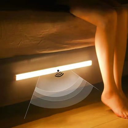 USB Rechargeable Motion Sensor Light: Versatile Night Light for Cabinets, Bedrooms, and Staircases - Ideal Wall or Wardrobe Lamp