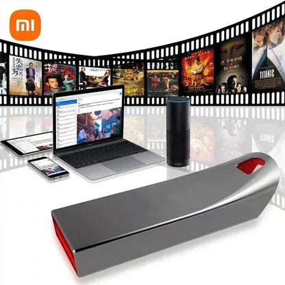 Xiaomi 2TB USB 3.0 Metal Flash Drive - High-Speed Pendrive, Available in 1TB, 512GB, 256GB, Waterproof USB Storage