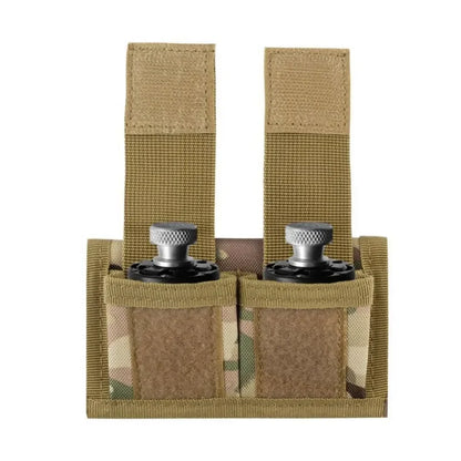 MOLLE Double Speed Loader Pouch - Universal Magazine Holder Belt Clip for Hunting Gear