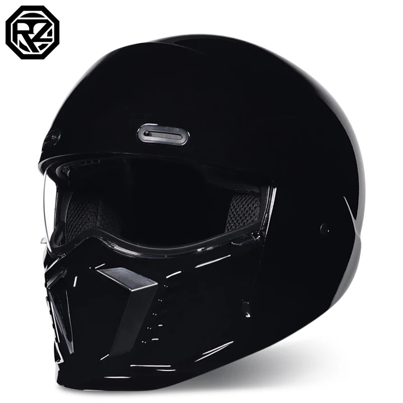 Retro Scorpion Half Motorcycle Helmet – Vintage Locomotive Style Multi-Purpose Moto Helmet (M-XXXL)