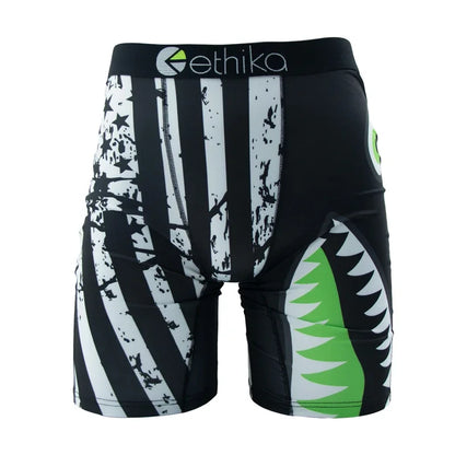 ETHIKA Men’s Boxer Shorts – Breathable Sexy Trunks Underwear, Quick-Dry Swim Underpants, Plus Size S–3XL Comfortable Men’s Boxers