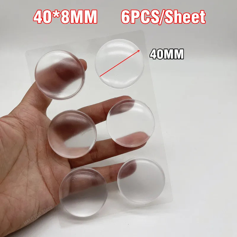 Self-Adhesive Silicone Buffer Pads - Door Stoppers, Cabinet Bumpers, Wall Protectors & Refrigerator Anti-Collision Cushions