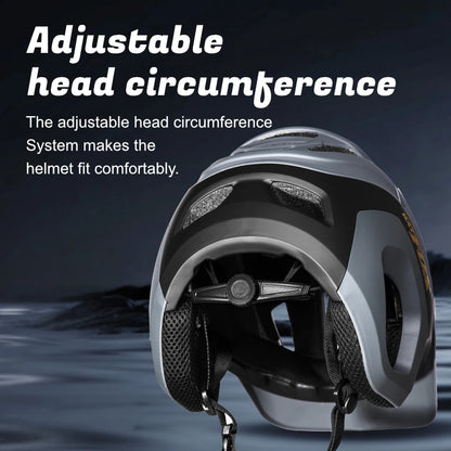 BATFOX 3/4 Cycling Helmet – Off-Road MTB Road Bike Helmet for Men & Women, Three-Quarters Protective Safety Gear for Outdoor Sports Riding