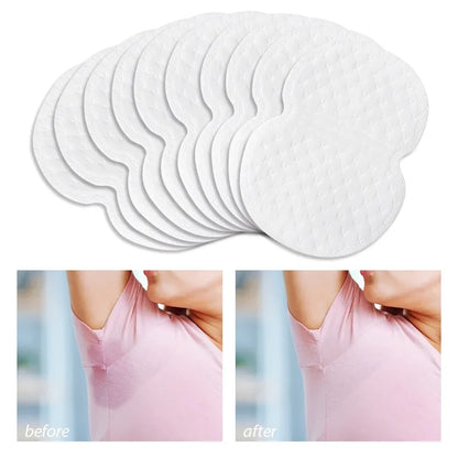 10/20/40/50PCS Unisex Sweat Pads – Disposable Underarm Anti-Perspiration Deodorant Shields for Summer
