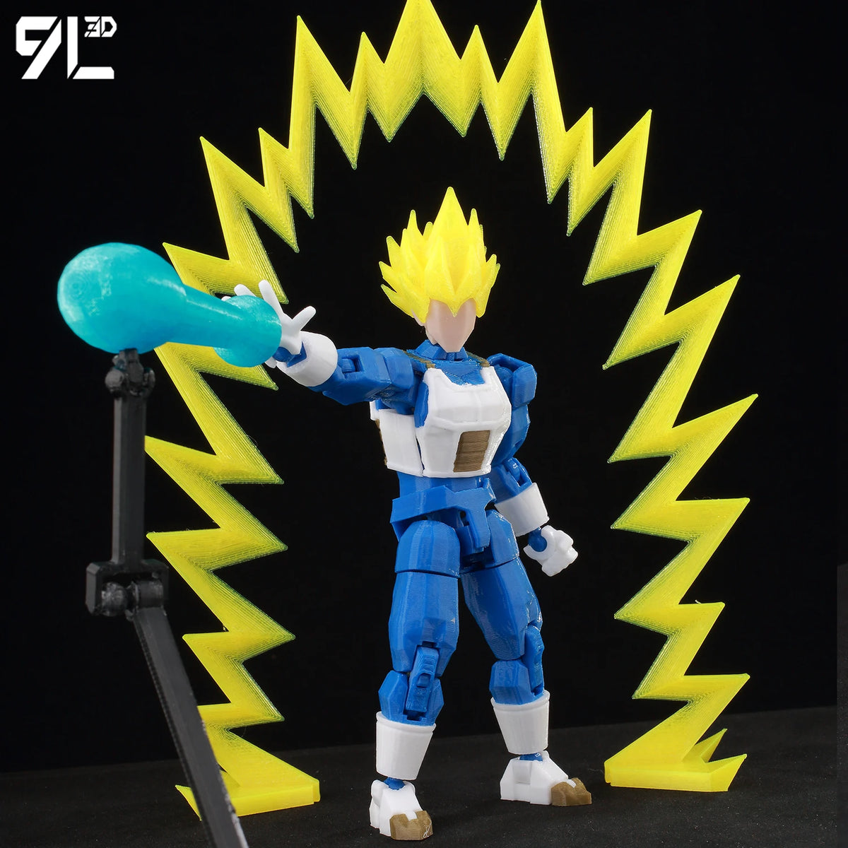 9L3D Articulated Lucky13 & Dummy13 Action Figure - Dragon Ball Goku, Vegeta & Beerus Anime Collectible Toy for Boys