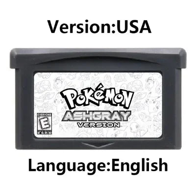 GBA Game Cartridge – 32-Bit Pokemon Series: Crown Clover, Unbound, Quetzal, Glazed, Gaia & Emerald Legacy