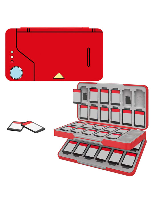 48-Slot Magnetic Universal Storage Box for Switch Game Cards