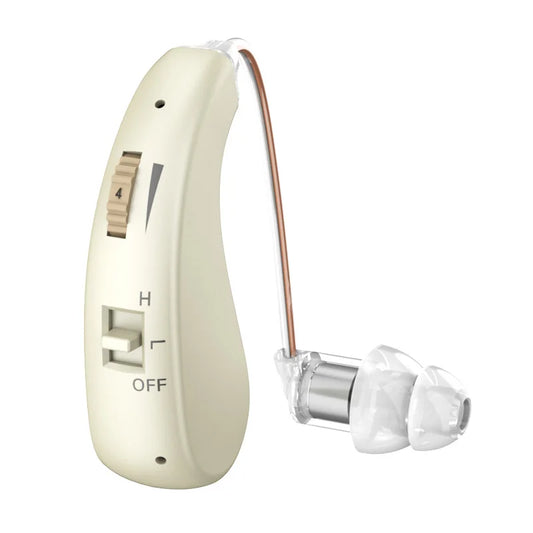 Enlarged Hearing Health Earphones - Sound Enhancement for Elderly with Hearing Loss & Tinnitus, Hearing Aid Protection