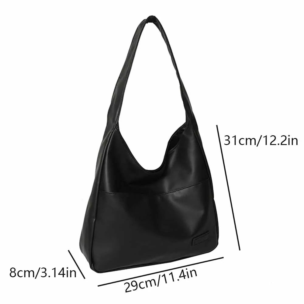 Fashionable Minimalist Retro Shoulder Bag – Large Capacity Handbag & Casual Commuting Tote Bag
