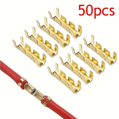 50/100Pcs Quick Connect Terminal Blocks - Push-Button Docking Connector Wiring Terminals