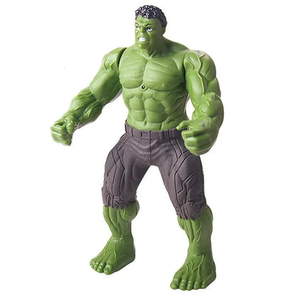 17cm Marvel Spider-Man & Iron Man Action Figures – Luminous Anime Toys for Kids & Collectors