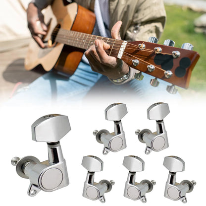 6-Piece Guitar Tuning Pegs Set — Locking Machine Heads for Electric Guitar