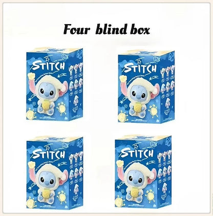 Miniso New Stitch "Eat Something Before Sleep" Series Vinyl Blind Box – Cute Plush Doll Bag Pendant Mystery Toy Surprise Gift
