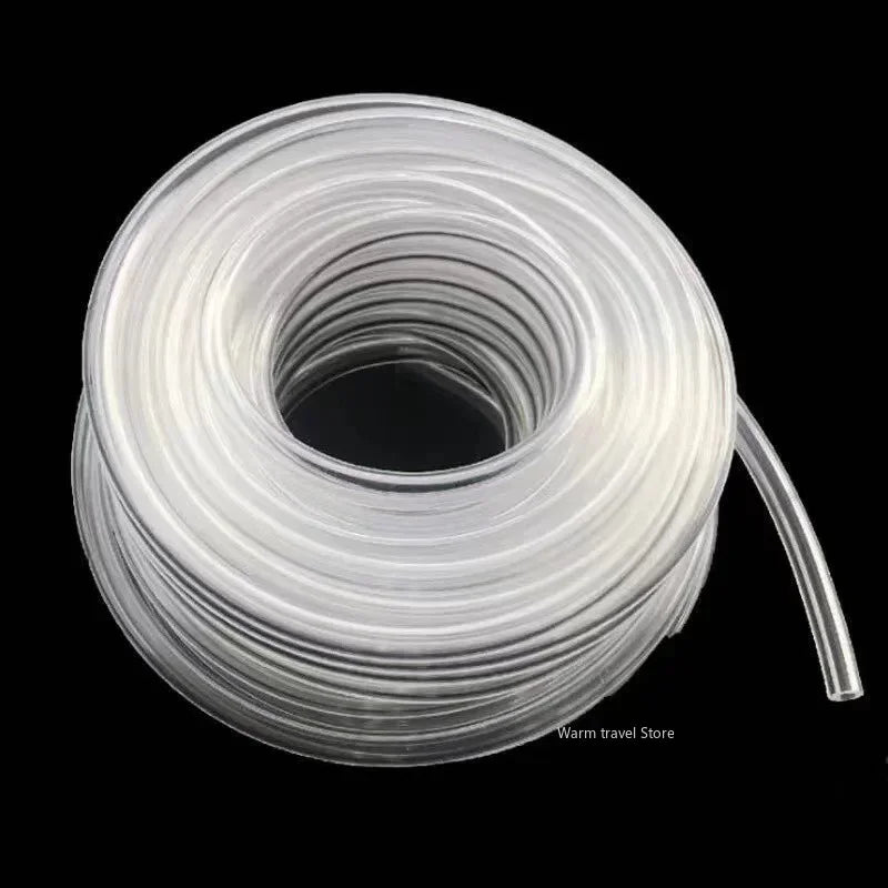 Transparent PVC Hose Pipe - 4mm-12mm Food Grade Flexible Tubing for Aquarium, Pump, Water & Liquid Transfer Applications