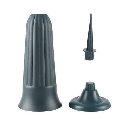 Outdoor Memorial Garden Vase – Flower Pots with Long Spikes, PP Plastic Grave Markers for Cemetery & Festival Decorations