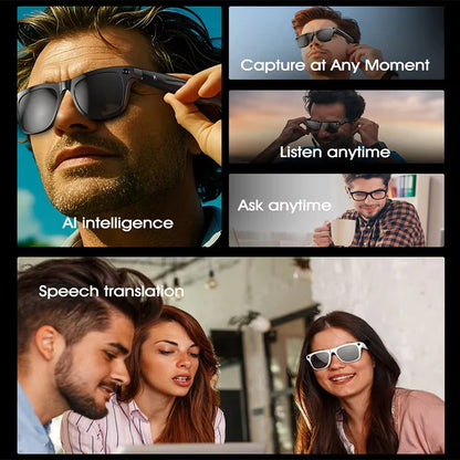 Xiaomi 6K HD AI Smart Glasses — 100MP Camera, ChatGPT, Bluetooth Call, Voice Assistant, 260mAh Battery, New Smart Glasses