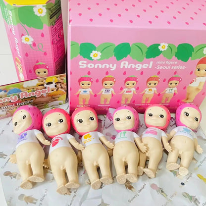 Sonny Angel Blind Box – Seoul Series Mini Anime Figures, Strawberry Dolls, Collectible Ornaments, Christmas & Birthday Gift