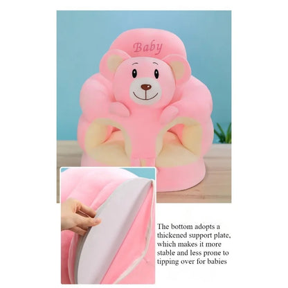 Baby Learning Sit Sofa Chair - Safe Backrest Support Seat for Infants, Anti-Fall Toddler Practice Sitting Stool
