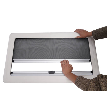 Aluminum RV Hinged Push-Out Window – Caravan & Camper Trailer Accessory, 900x500mm / 450x500mm