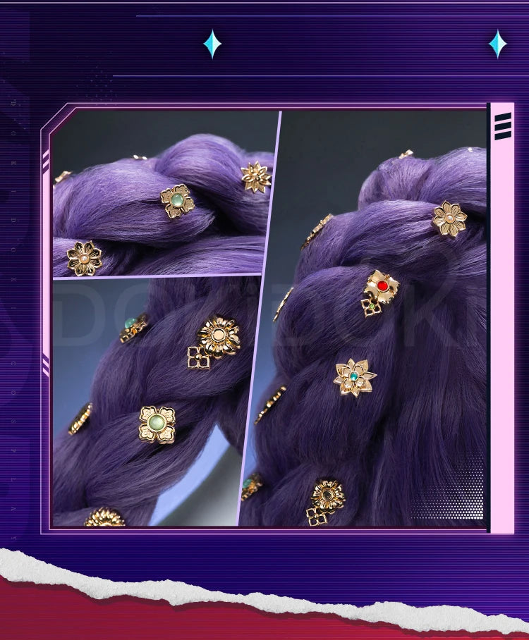 Rumii Miraa Zoeyy Cosplay Earrings — DokiDoki Metal Headwear for Halloween & Costume Accessories