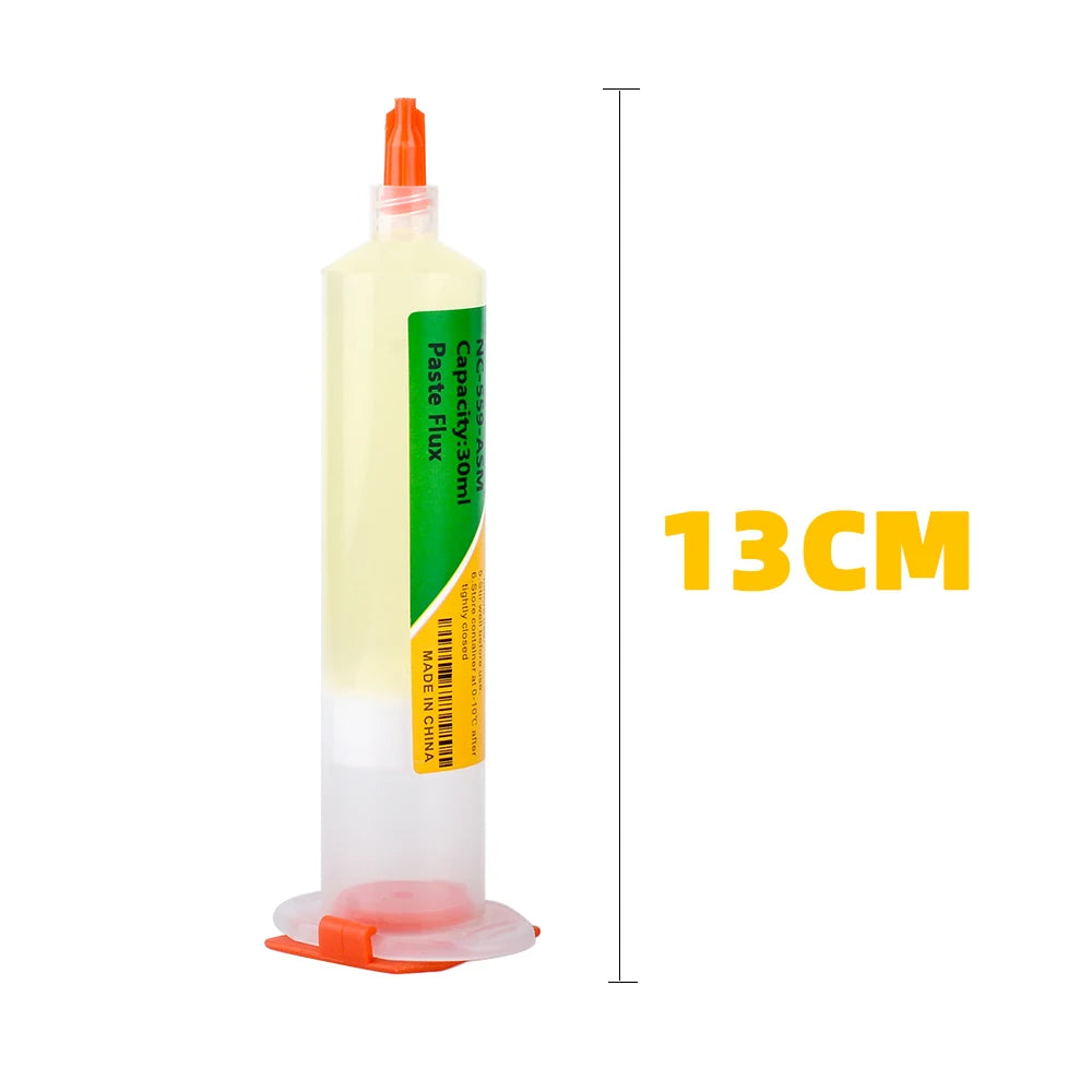 KEK 559 Flux Solder Paste 10ml — Needle Tube Rosin Agent for Soldering & Desoldering