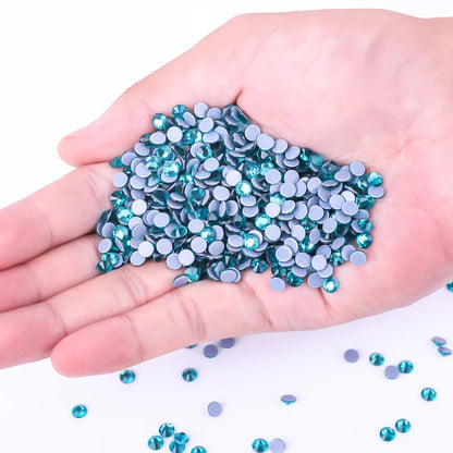 Premium Hot Fix Rhinestones – High Quality Glass Crystal Flatback Iron-On Glitter Rhinestones for Clothing & Crafts